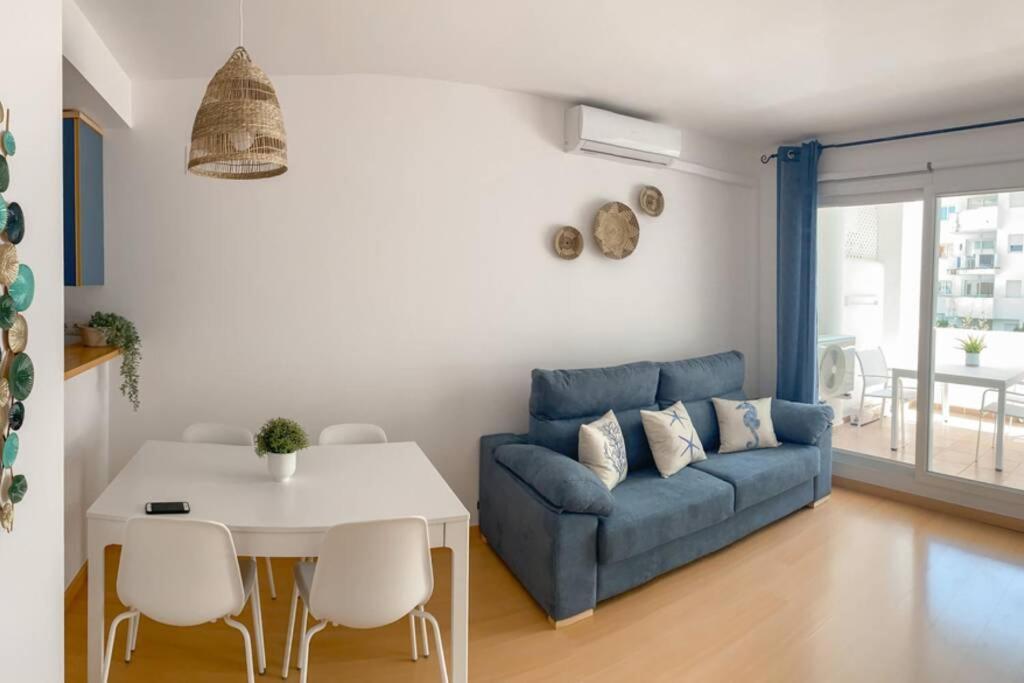 Apartamento Blue Marina - Terraza, piscina y Wifi gratis Rosas Exterior foto