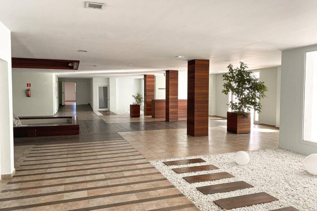 Apartamento Blue Marina - Terraza, piscina y Wifi gratis Rosas Exterior foto