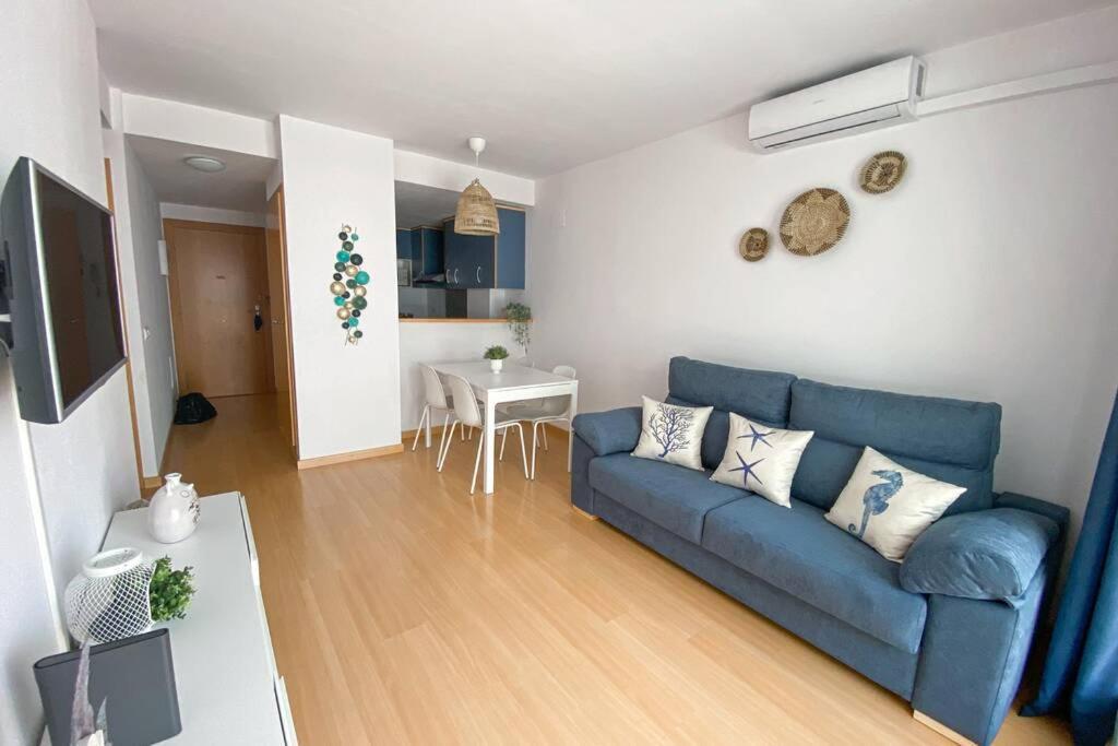 Apartamento Blue Marina - Terraza, piscina y Wifi gratis Rosas Exterior foto