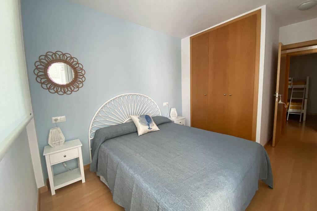 Apartamento Blue Marina - Terraza, piscina y Wifi gratis Rosas Exterior foto