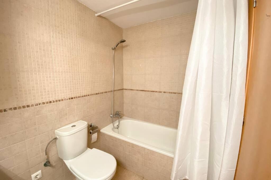 Apartamento Blue Marina - Terraza, piscina y Wifi gratis Rosas Exterior foto